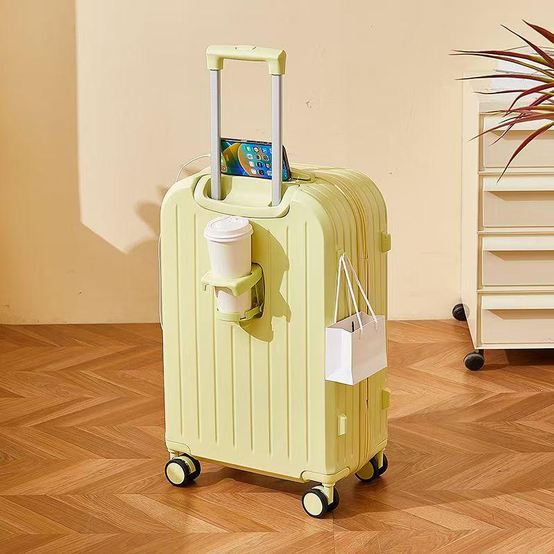 2025 Travel Suitcase: 20-Inch Silent Trolley for Women, Men, and Kids.