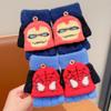 Marvel Kinderhandschuhe Winter Warm Halbfinger Fäustlinge Jungen Mädchen Spider-Man Iron Man Captain America Cartoon Schreibhandschuhe