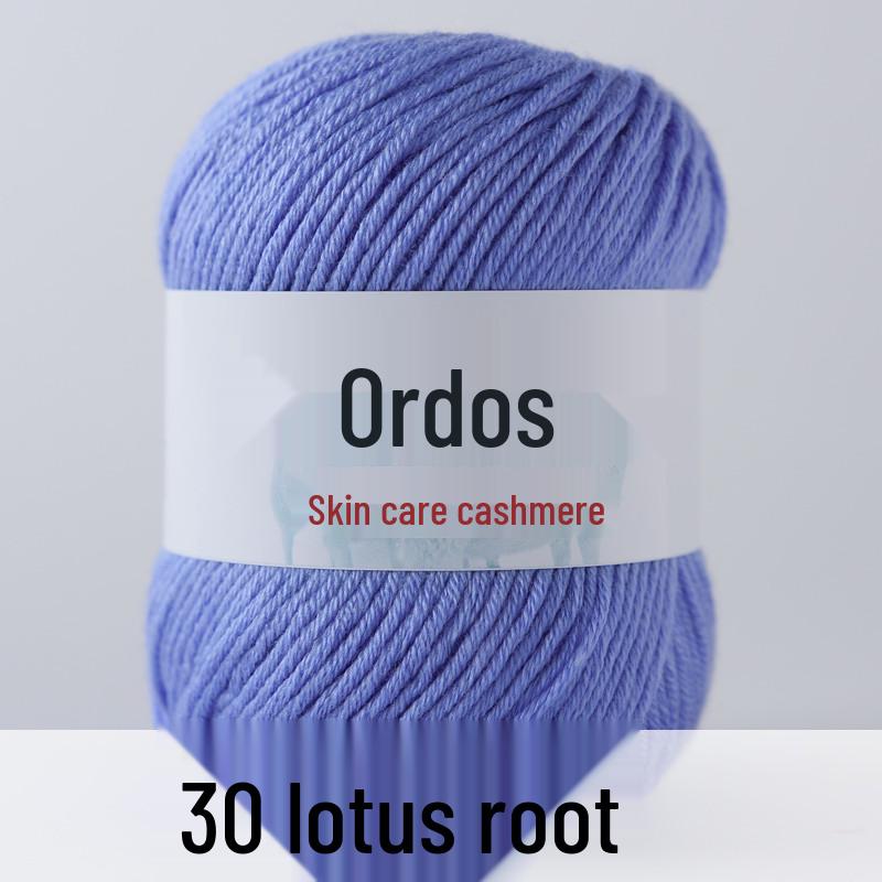 Genuine Baby Cashmere Yarn: Hand-Knitted Scarf for Infants & Toddlers, Medium Thick Milk Cotton for Crochet.