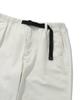 COVERNAT Linen Semi-Wide Buckle Pants Ivory
