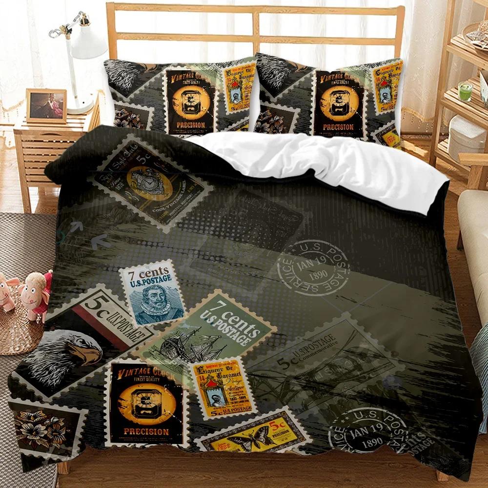 Festival Duvet Cover Set Valentine's Day Print Bedding Set Couple Romantic Polyester Quilt Cover for Lover Full Queen King Size