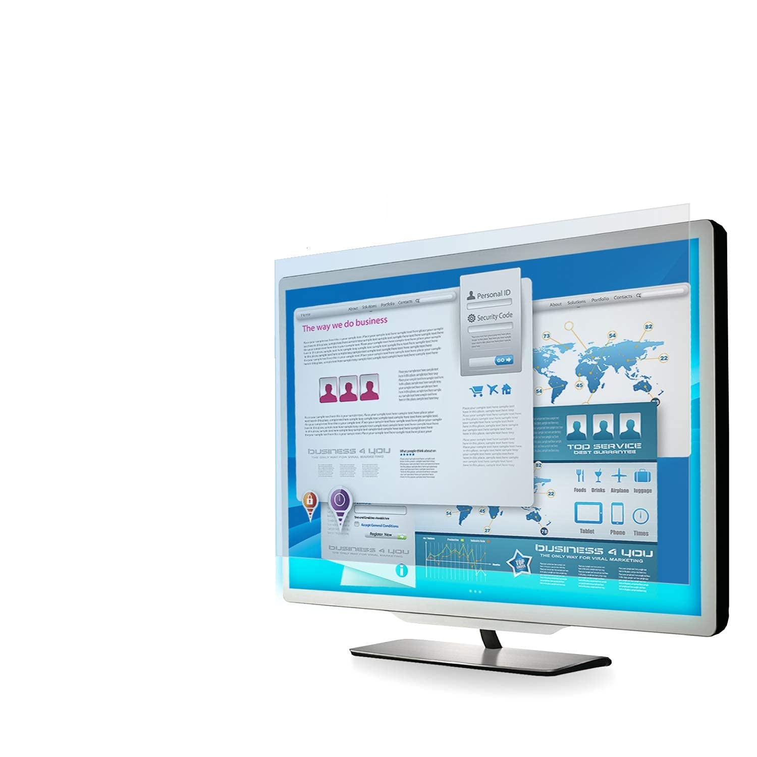 

ELECOM LCD Protective Film Blue Light Cut 23 Inch Anti-Reflection EF-FL23WBL