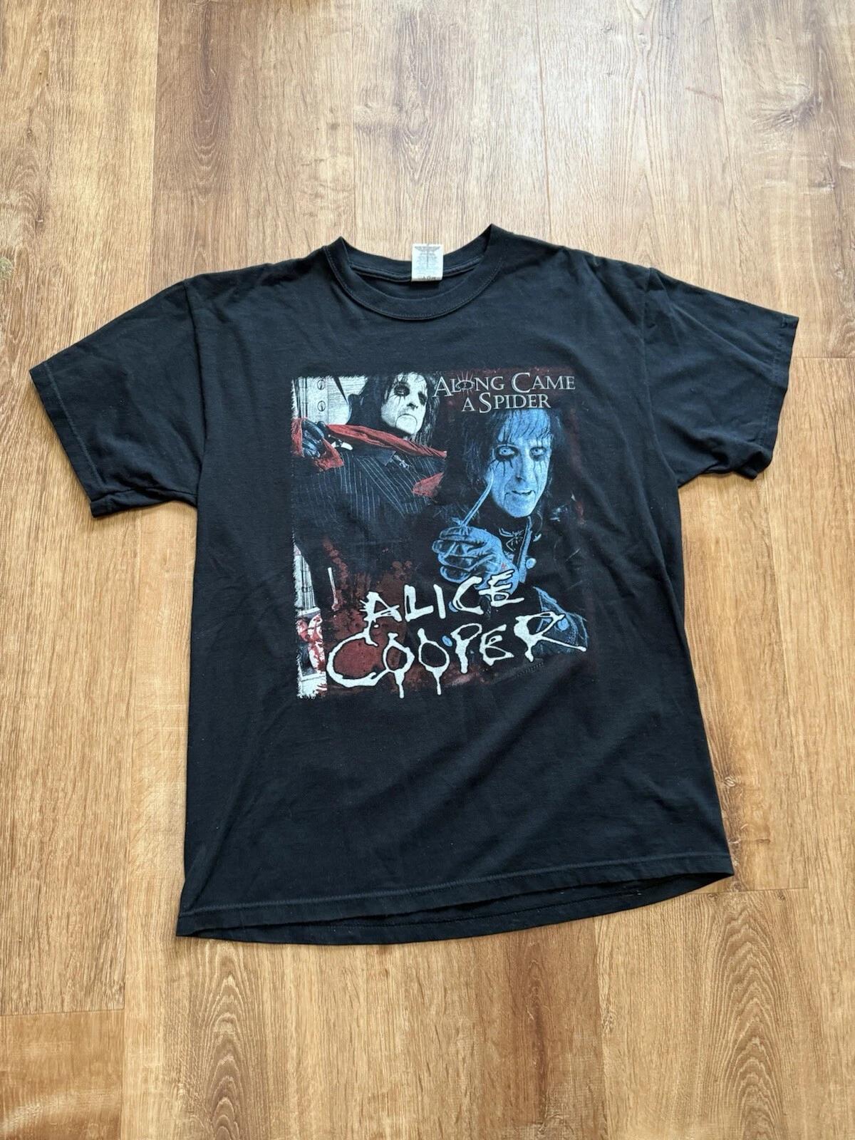 Alice Cooper 2008 Psycho Drama Tour T T-Shirt Rock N Roll Concert Size Large XL