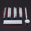 Set 11 buc/set Instrument Piele DIY Matriță Pumn Găură Snap Rivet Buton Setter Kit Bază