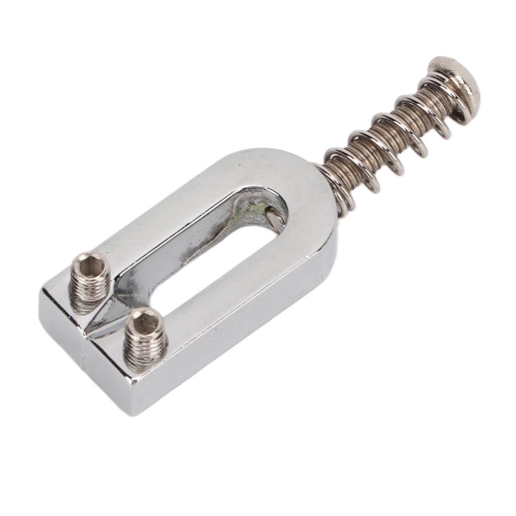 6Pcs U Shaped Electric Guitar Bridge Saddles Tremolo Metal Roller Screw Saddle Replacement