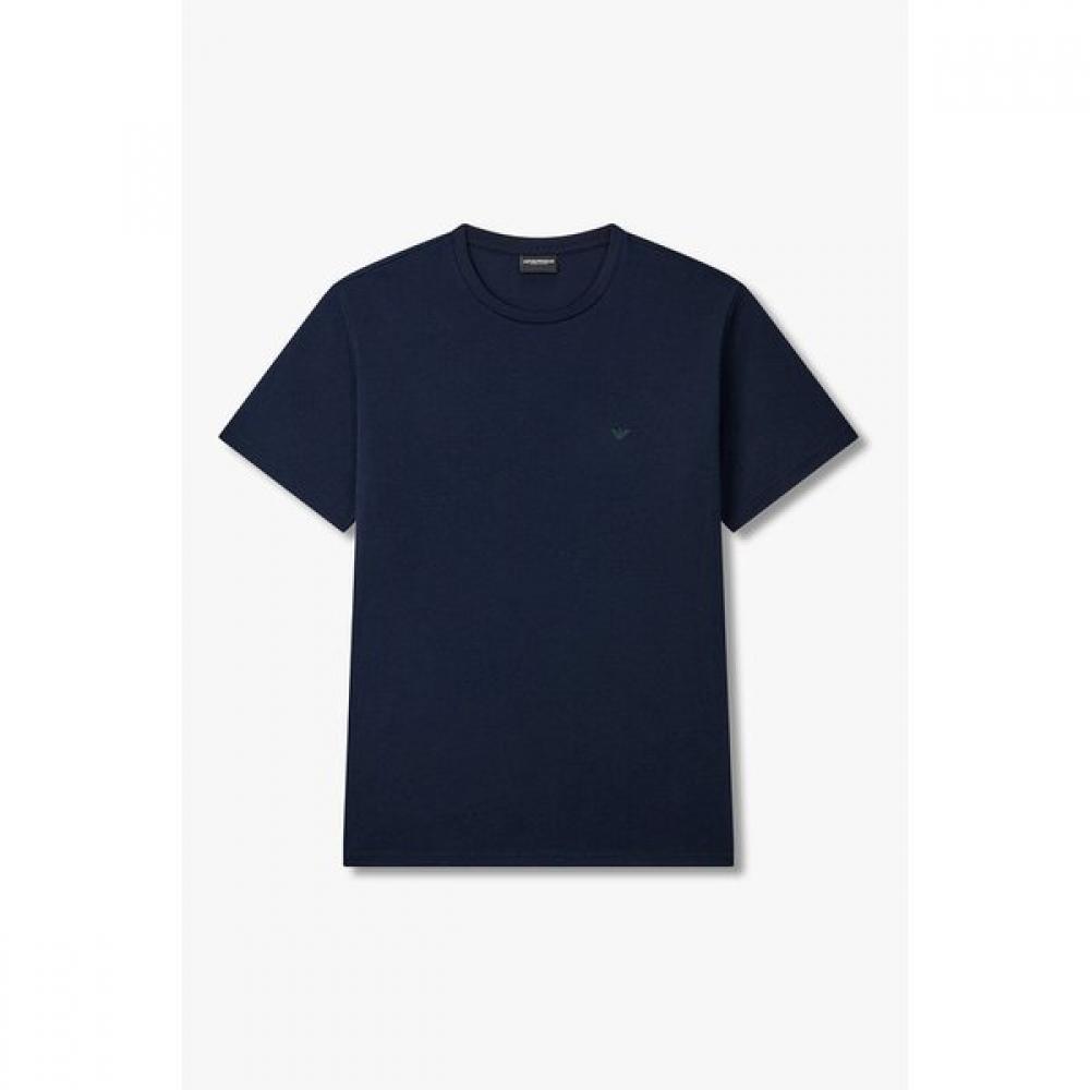 Emporio Armani Men S Eagle Embroidered ShorT Sleeve T ShirT 0815334004 L(105)