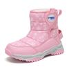 Children's Snow Boots for Boys Sneakers Winter Kids Warm Snow Boots Sport Leather Shoes