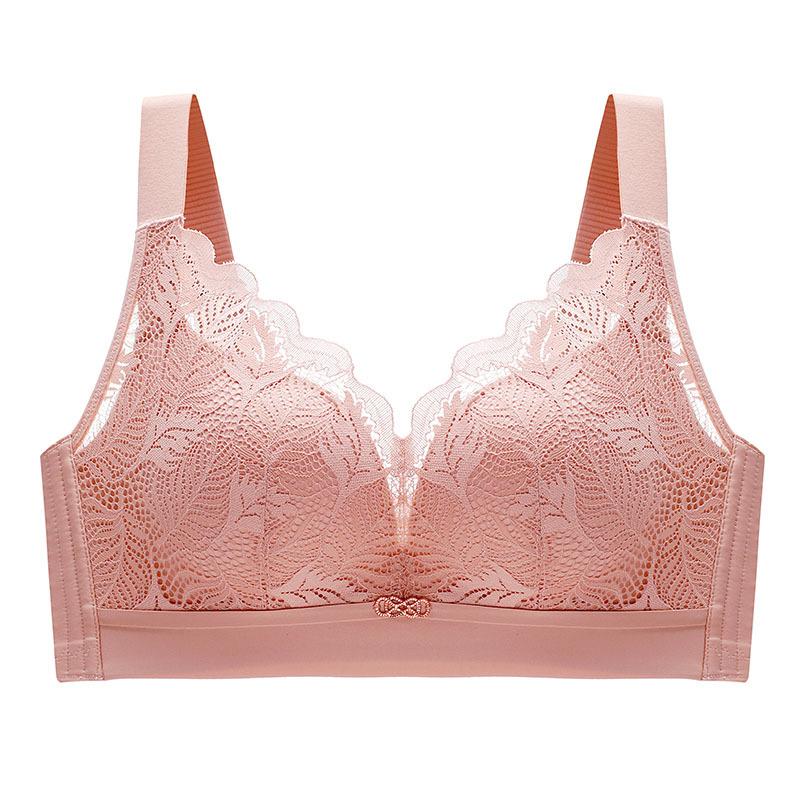 Thin Bra Lace Adjustable Lingerie for Women Feminine Gathering Bra Push Up Bra