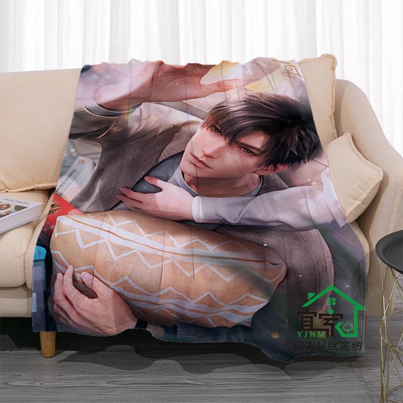 

Zayne Blanket Game Love And Deepspace Throw Soft Rug Sofa Bed Camping Travel Gift For Girls Warm Fluffy Blanket Home Decor 1PC 75x90cm