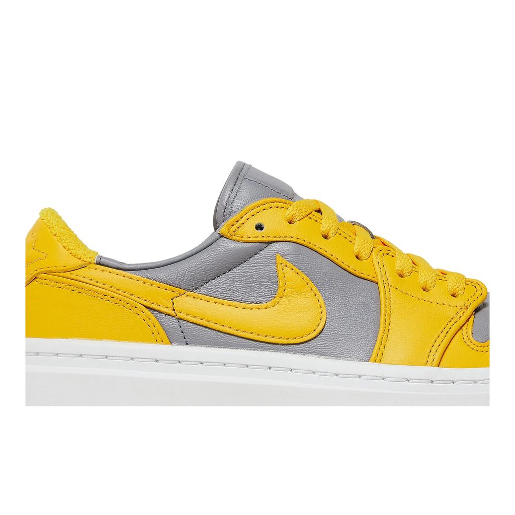 Womens Air Jordan 1 Elevate Low 'Cement Grey Varsity Maize' (women's sizes) Cement Grey / Varsity Maize Vintage Basketball Shoes DH7004 017