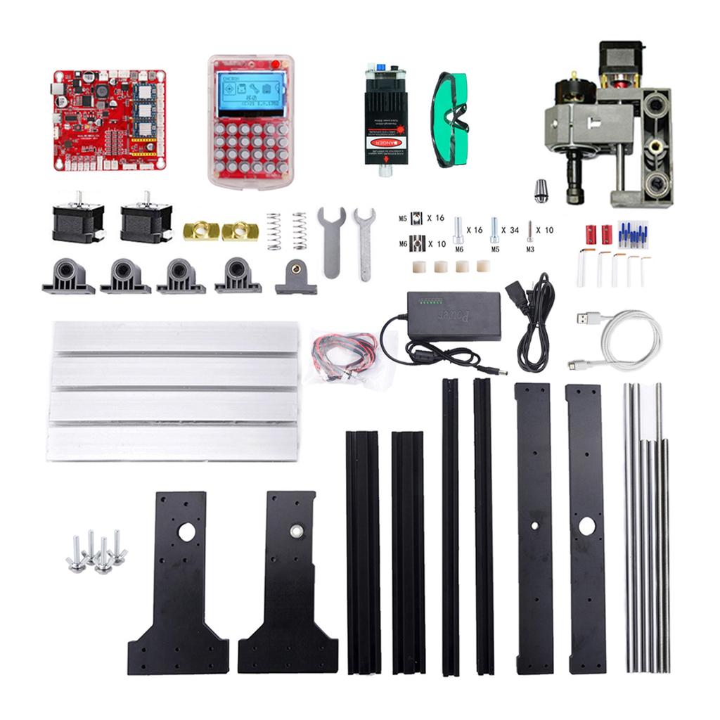 CNC 3018 Pro Mini Machine de Gravure Laser Fraiseuse Graveur Laser Standard 500mW Écran Hors Ligne