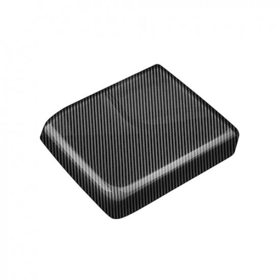 Carbon Fiber Look Central Storage Box Decor Cover For Toyota Tacoma 2024