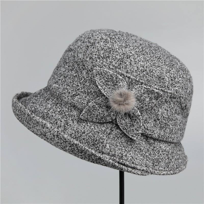 Knit Fall Winter Elderly Womens Fisherman Hat With Warmth And Windproof Protection For Senior Fashion