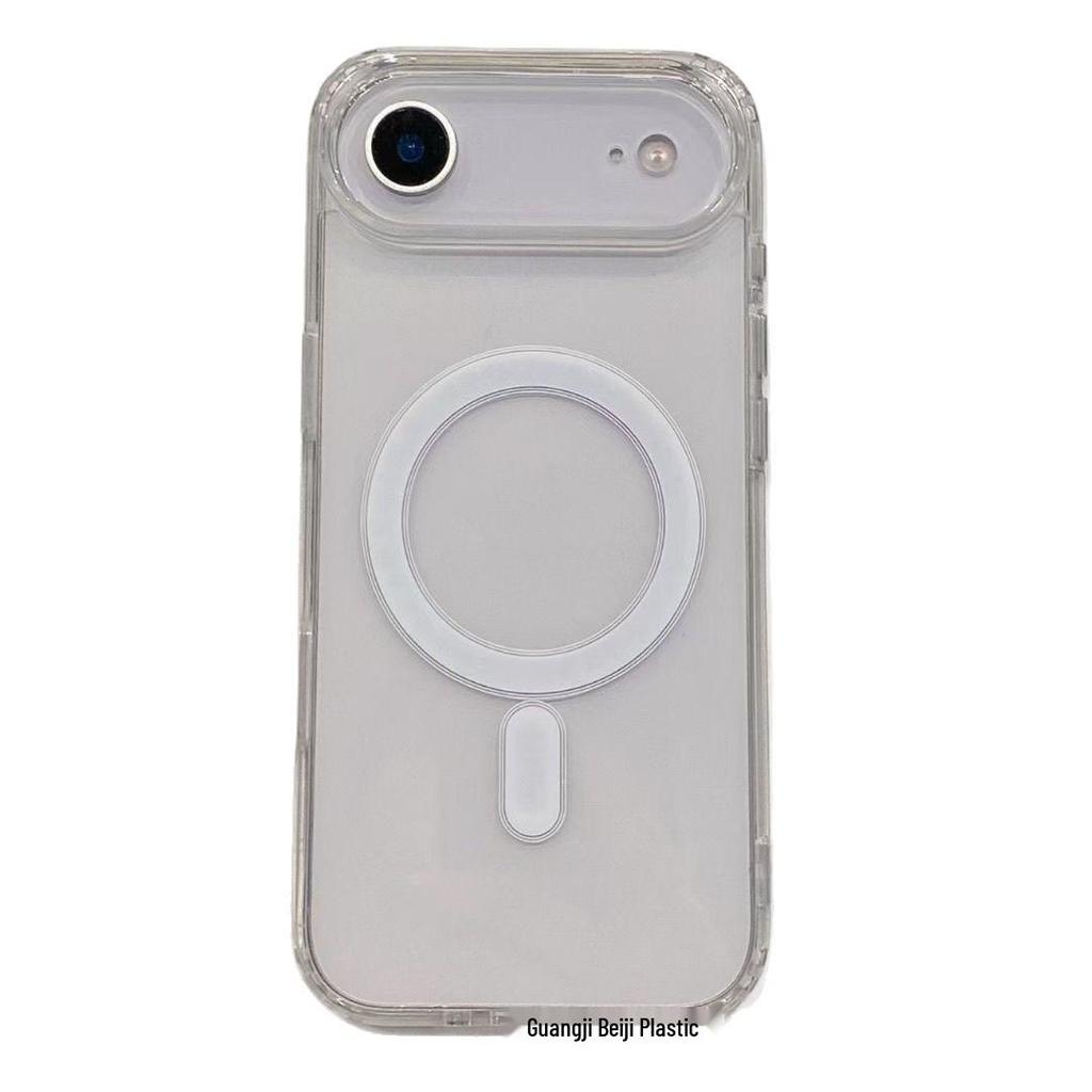 MagSafe Transparent Magnetic Case for iPhone 17 Pro Max/16 Pro/15/14