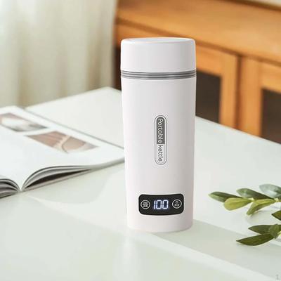 Bouilloire portative de 350ml, arrêt automatique du café, pour bureau, hôtel, ménage, blanc