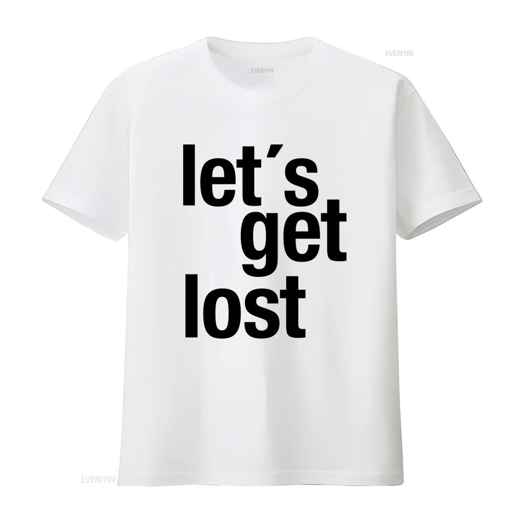 Chet Baker Inspired T Shirt Lets Get Lost American Style Fashion Print Vintage Washed Versatile Comfortable Slightly