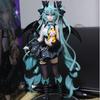 19cm Anime Little Devil Hatsune Miku Handmade Little Raccoon Miku Dark Angel Handmade PVC Figure Anime Peripheral Ornaments Gifts