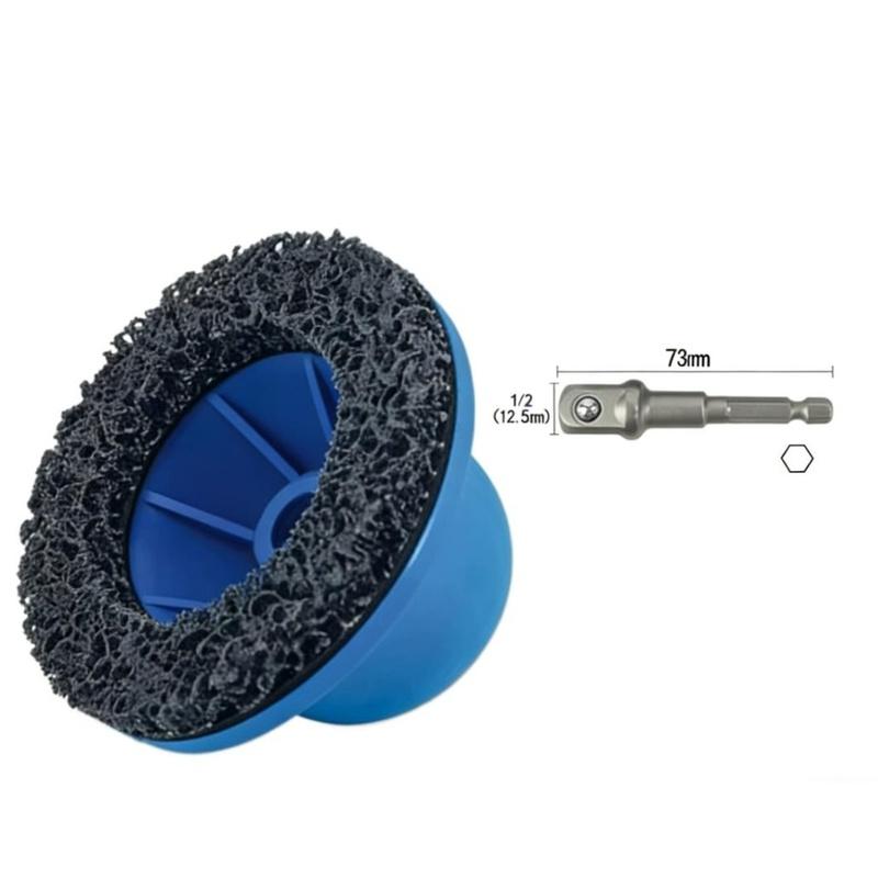 Wheel Hub Grinder Machine Disc With 1/2inch Extension Rod For Replacing Wheel Rims Cleaning Wheel Hubs Car Maintenance Tool