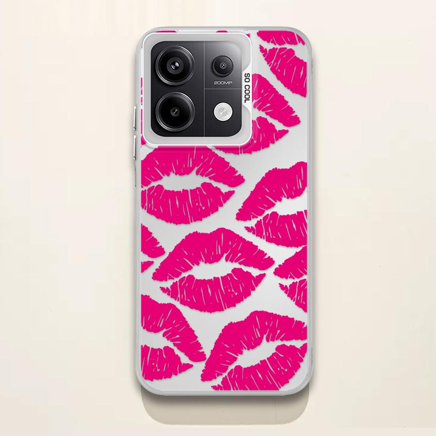 

Red Sexy Lips Kiss Phone Case for Xiaomi Redmi 12C 13C 14C A2 A1 Plus A3x A4 Poco X3 NFC C50 C51 C61 X3Pro Cover Redmi 13C 5G