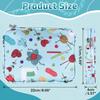 A20F-Empty Knitting Needles Case Travel Storage Organizer Storage Bag For Circular Knitting Needles And Accessories Kit Bag