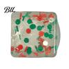 Ice Cube Sensory Toys Christmas Squeeze Toy, Confetti Filled Stress Relief Clear Toy Slow Rebound for Anxiety Reduction Transparent