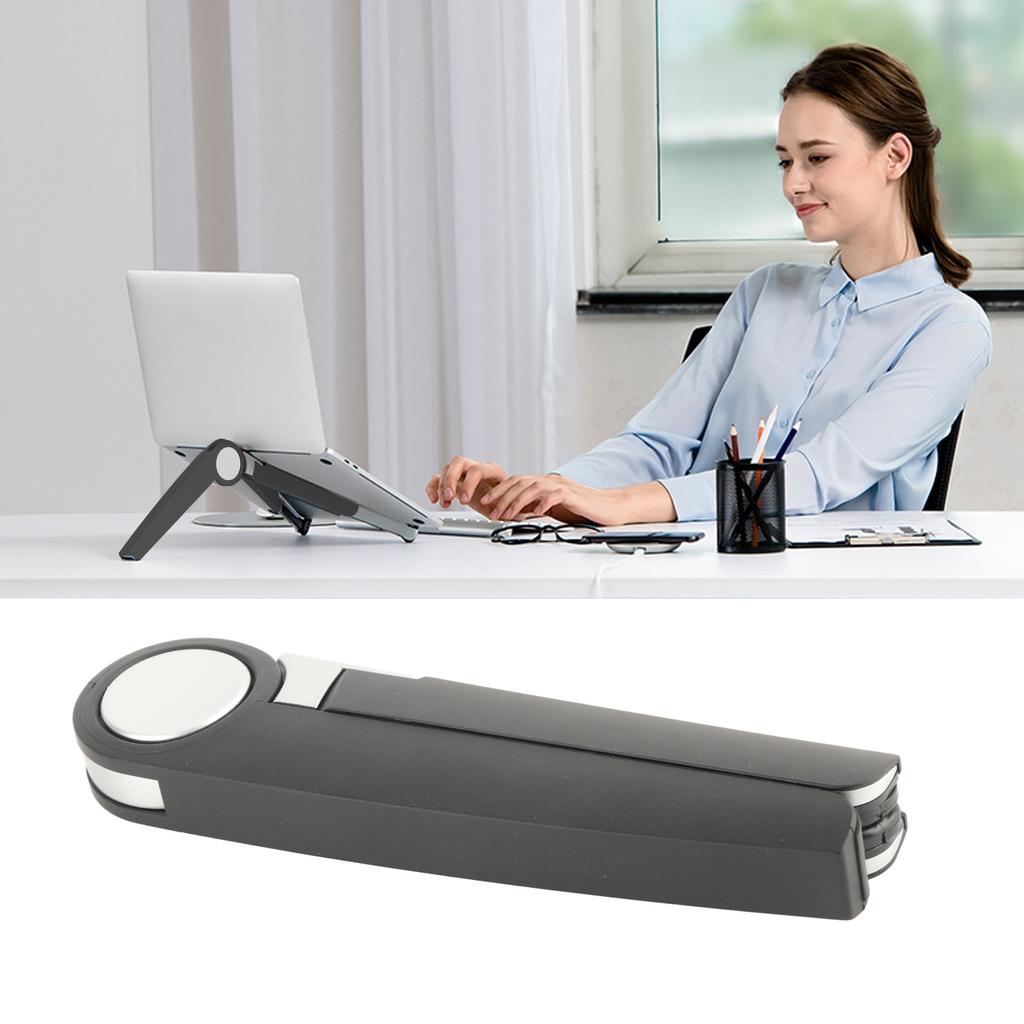 Folding Laptop Riser Stand Adjustable Tablet Cooling Holders for IOS Tablet (UP‑1 Black)