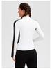 Women's Quick-Dry Long Sleeve Half-Zip Color Block Running Top