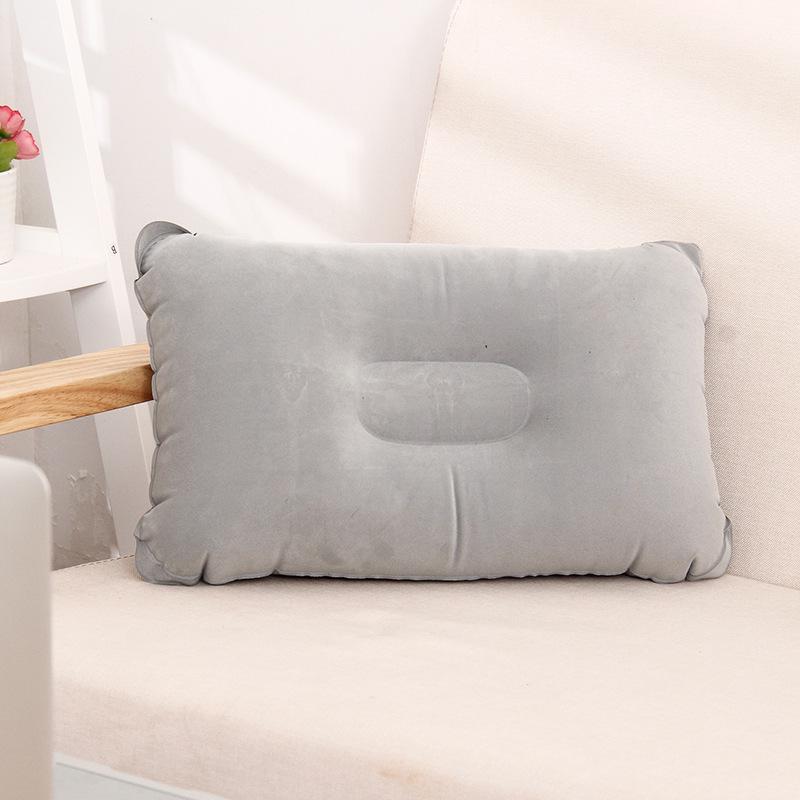 Portable Inflatable Travel Pillow - Foldable Lumbar Support for Sleeping, Outdoor & Office Comfort
