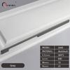 Oukali 400mm Good Quality Modern Contemporary Furniture Simple Cabinet Wardrobe Cabinet Door Drawer Aluminum Alloy Long Handles