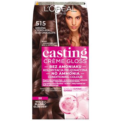 Loreal Casting Creme Gloss Hair Dye - 515 Frosty Chocolate (48ml, 72ml, 60ml)