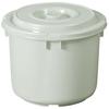 TONBO Shinki Gosei Pickle Container with Lid, Type 10, Gray, Diameter 30cm X Height 24cm, Made In Japan