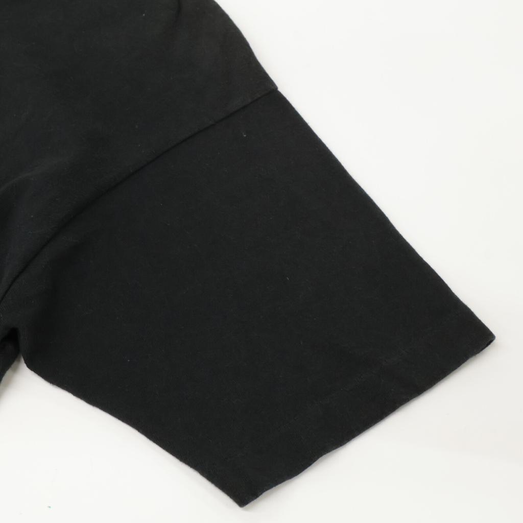 FRUIT OF THE LOOM Black 90's Single Stitch Social Tees Inc. Print T-Shirt Tops L blackUsed