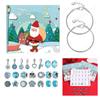 Jewelry Advent Calendar 2025 DIY Jewelry Making Kit with 2 Bracelets & 22 Unique Charms Jewelry Set Countdown Calendar For Women