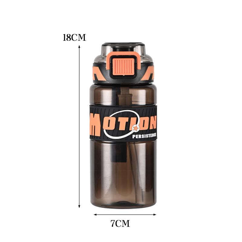 Portable Sports Straw Water Bottle