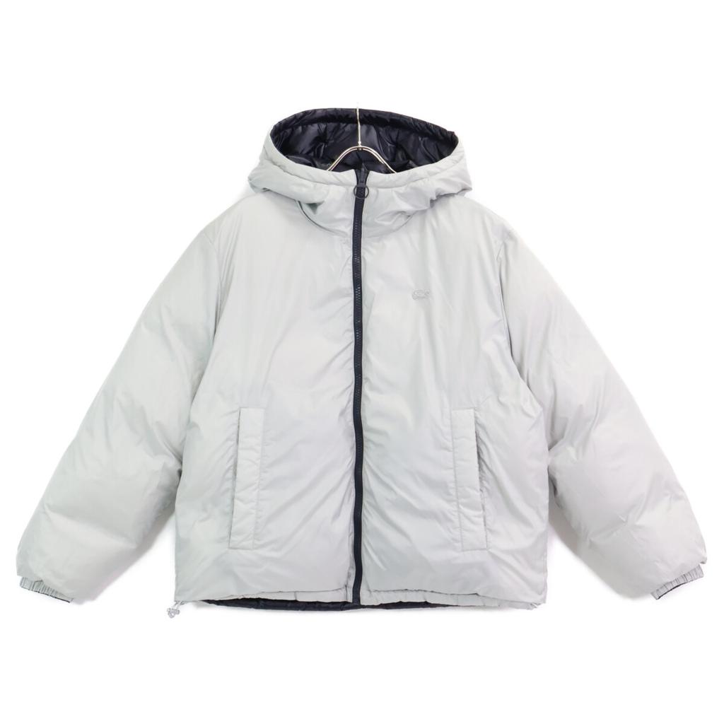 Lacoste Navy Reversible Down Jacket Jacket M NavyUsed