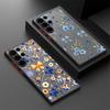 S25 Ultra Case Lovely Butterfly Bowknots Floral Pattern Cover For Samsung Galaxy S25 Edge S24 Ultra S23 S22 Plus S21 FE Capa Funda