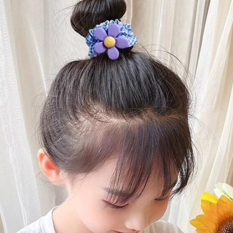 Korean Version of Sweet and Cute Hair Ring Girl's Headband Fashionable Ponytail Large Intestine Ring Rope