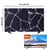 TV Hood Dust-proof Cover Towel 32 Inch 43 Inch 45 Inch 65 Inch Household Hanging LCD TV Cover Universal Cover