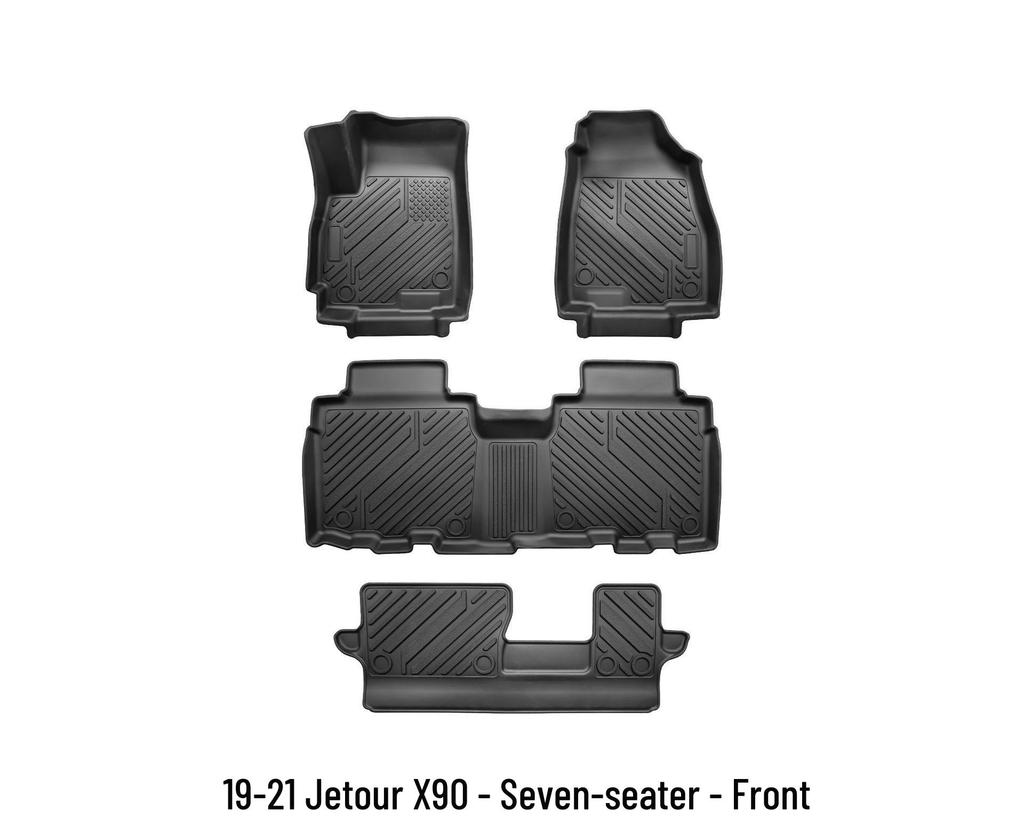 Eco-friendly TPE Floor Mats for 19-21 Jetour X90 - Custom Car Interior Modification