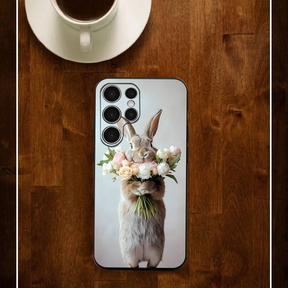 Happy Easter Phone Case For Samsung S24 25 23 22 21 20 Plus Ultra 5G Lite Shockproof Cover