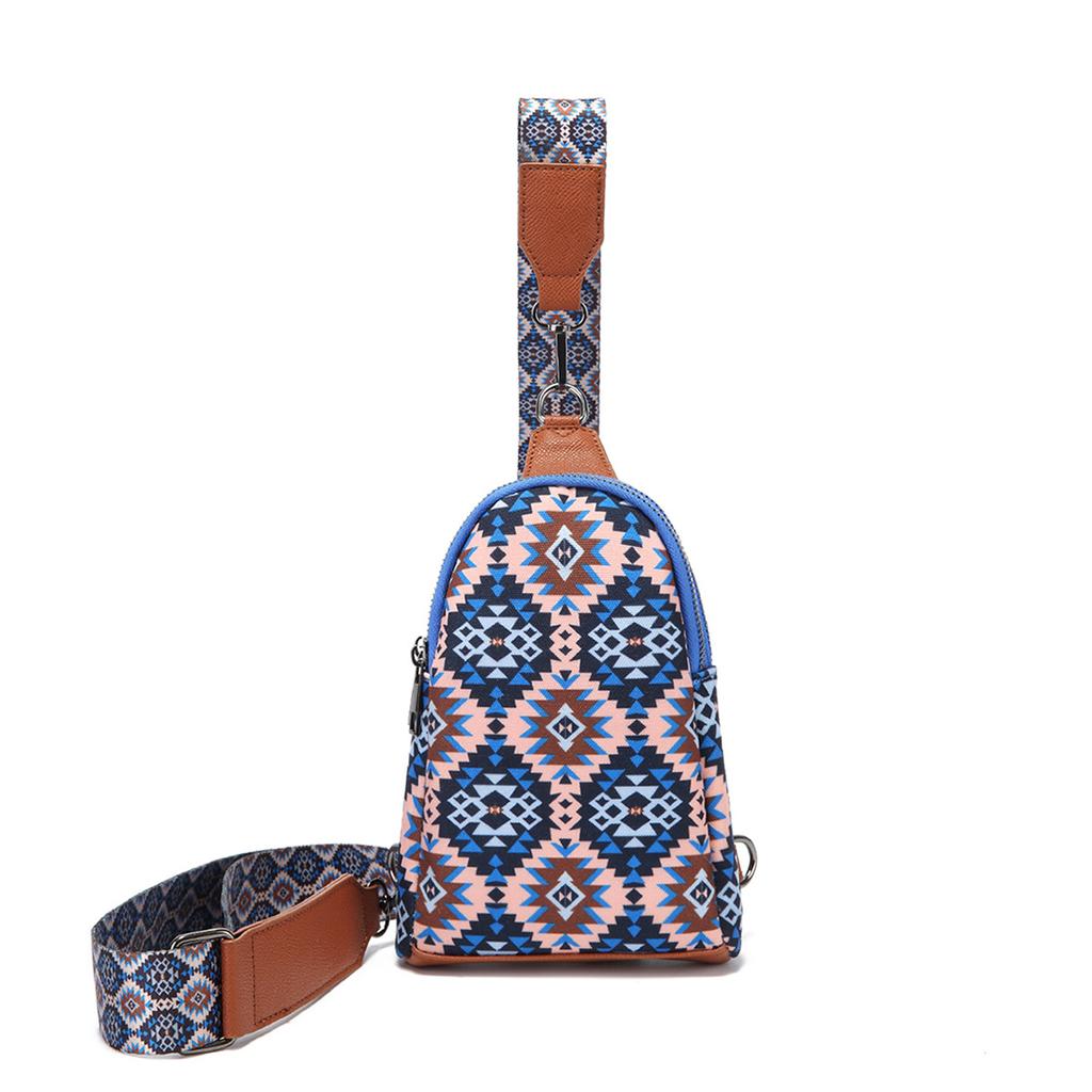 Vintage Canvas Print Bohemian Ladies Clutch Breast Bag Messenger Bag Independent Station Tk