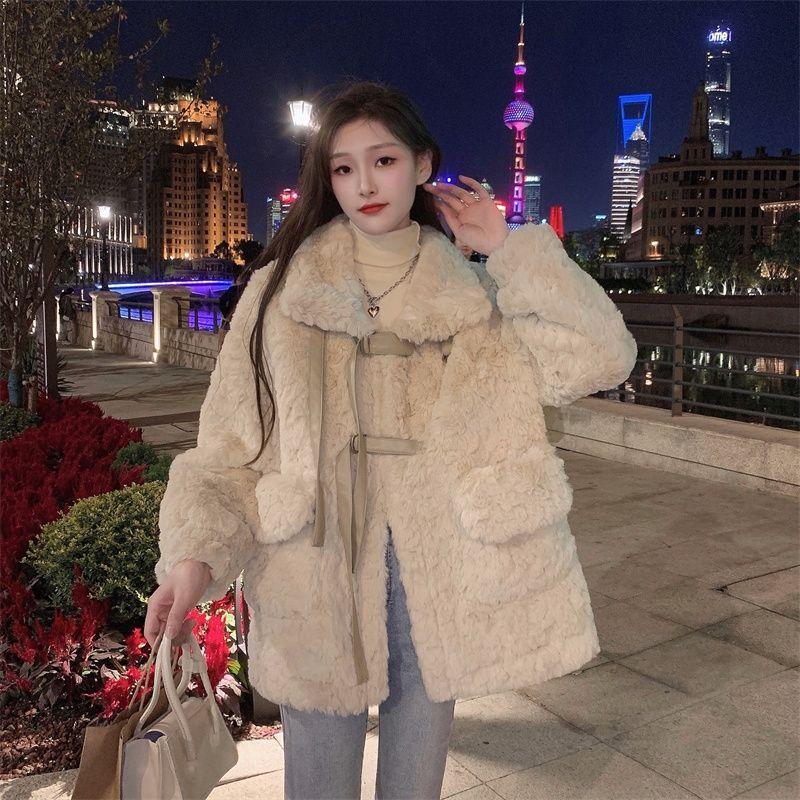 Winter Koreanische Version der kleinen losen verdickten Lammwolle Jacke weibliche Milch gutes Design Gefühl von warmen kalten Baumwollmantel Baumwollkleidung