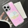 Creative splicing Apple applicable iPhone17 water condensation 16promax mobile phone case 14 personality 13 niche 12 sets 15