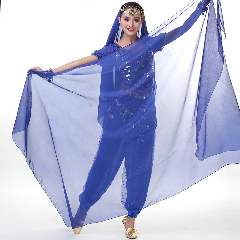 

Silk Chiffon Belly Dance Practice and Performance Scarf One Size