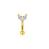 Rook piercing Butterfly Ear Cartilage Eyebrow Tragus Helix Piercing Stud Curved barbell Wholesale Body  Jewelry