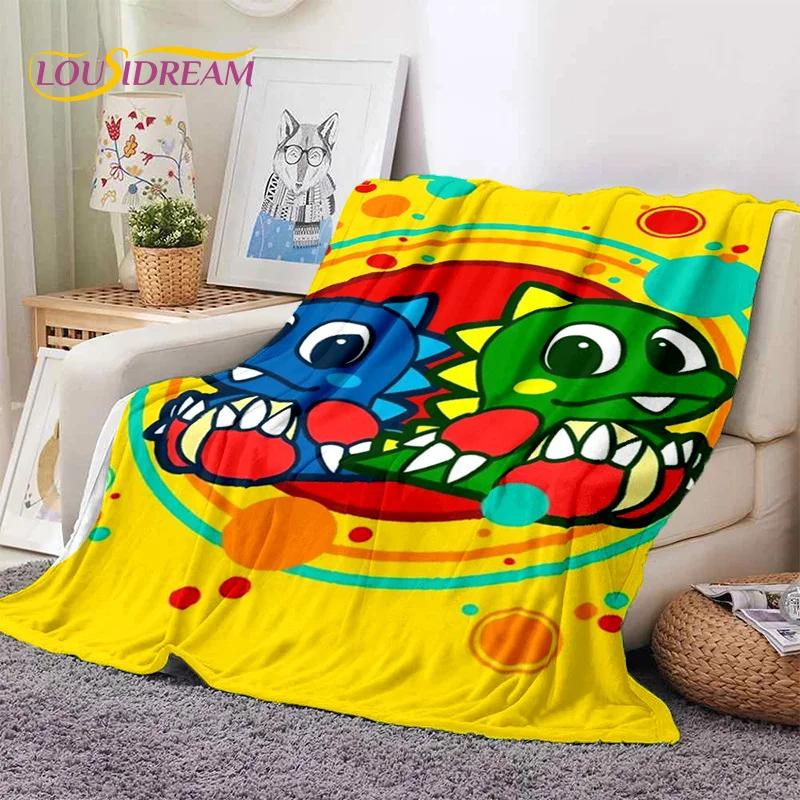 Cartoon Bubble Bobble Puzzle Bobble Retro Game Soft Flannel Blanket for Beds Bedroom Sofa Picnic,Throw Blanket Outdoors Leisure