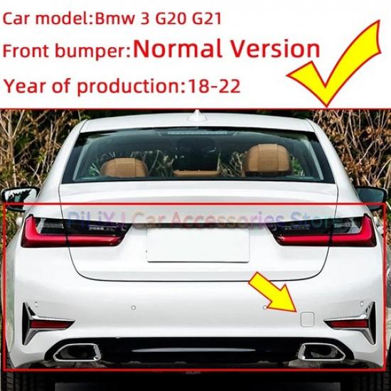 Rear Bumper Tow Hook Cover for BMW 3 Series G20 Sedan G21 Wagon 2018 -