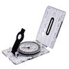Outdoor Hiking Survival Guide Tool Compass Map Scale Ruler Folding Drawing Multifunctional Waterproof