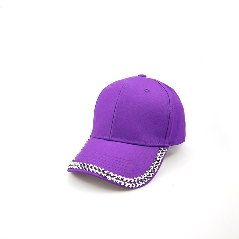 Neue Mode Glitzernde Baumwoll-Baseballkappe Mit Verstellbarem Sonnenschutz Für Erwachsene