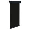 VidaXL Balcony Side Awning 80x250 Cm Black